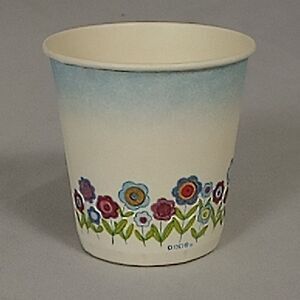 Dixie Cups 3 oz Floral Blue Collection No 45 Bathroom Vintage 1990 200 ct